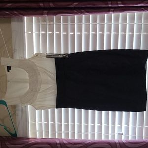 XOXO black and white dress
